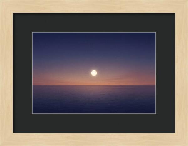 Evening Star Above Ocean Horizon