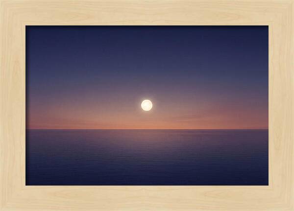 Evening Star Above Ocean Horizon