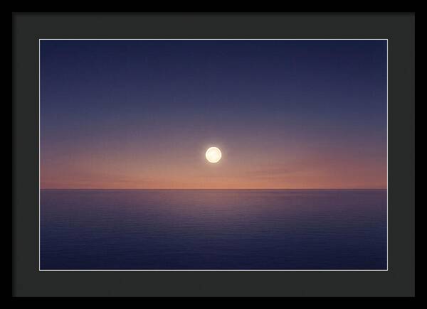 Evening Star Above Ocean Horizon