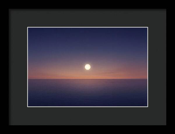 Evening Star Above Ocean Horizon