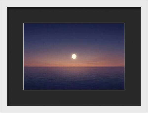 Evening Star Above Ocean Horizon
