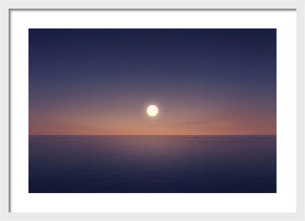 Evening Star Above Ocean Horizon