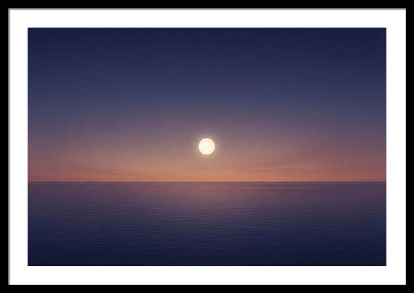 Evening Star Above Ocean Horizon