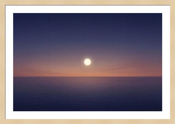 Evening Star Above Ocean Horizon