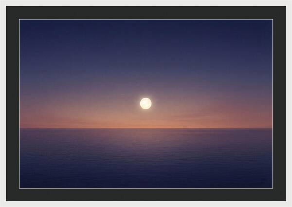 Evening Star Above Ocean Horizon