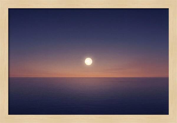 Evening Star Above Ocean Horizon