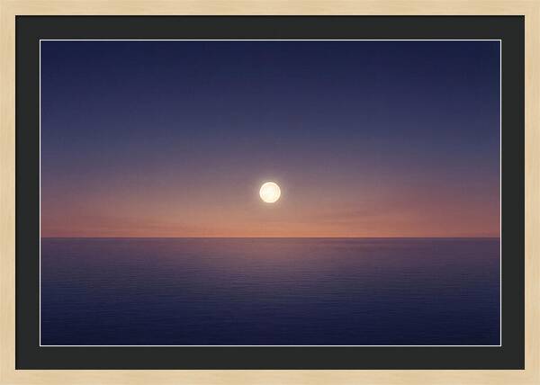 Evening Star Above Ocean Horizon