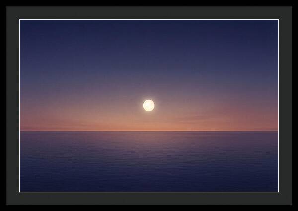Evening Star Above Ocean Horizon