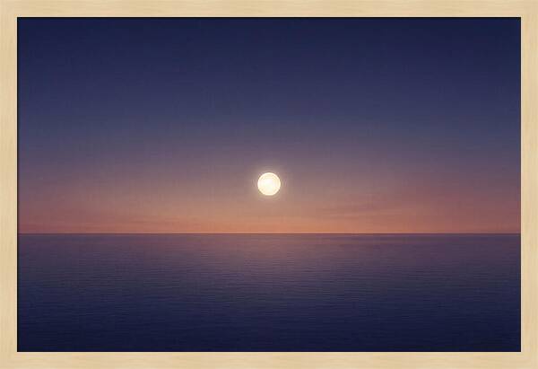 Evening Star Above Ocean Horizon
