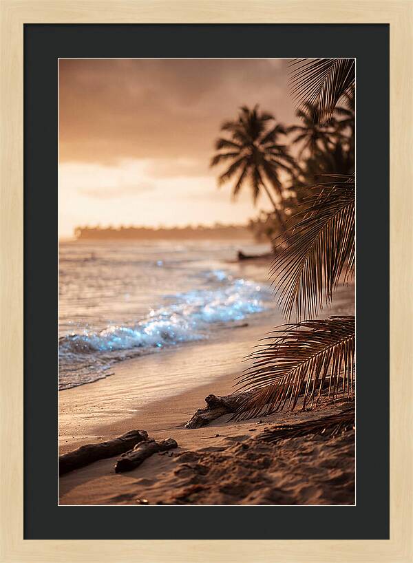 Evening Tropical Beach Glow