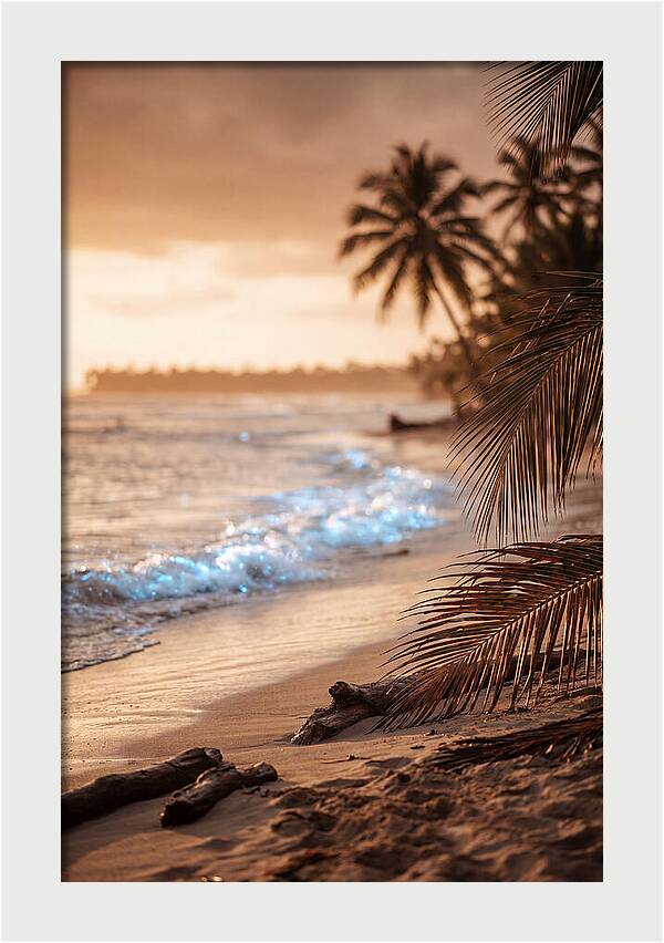 Evening Tropical Beach Glow