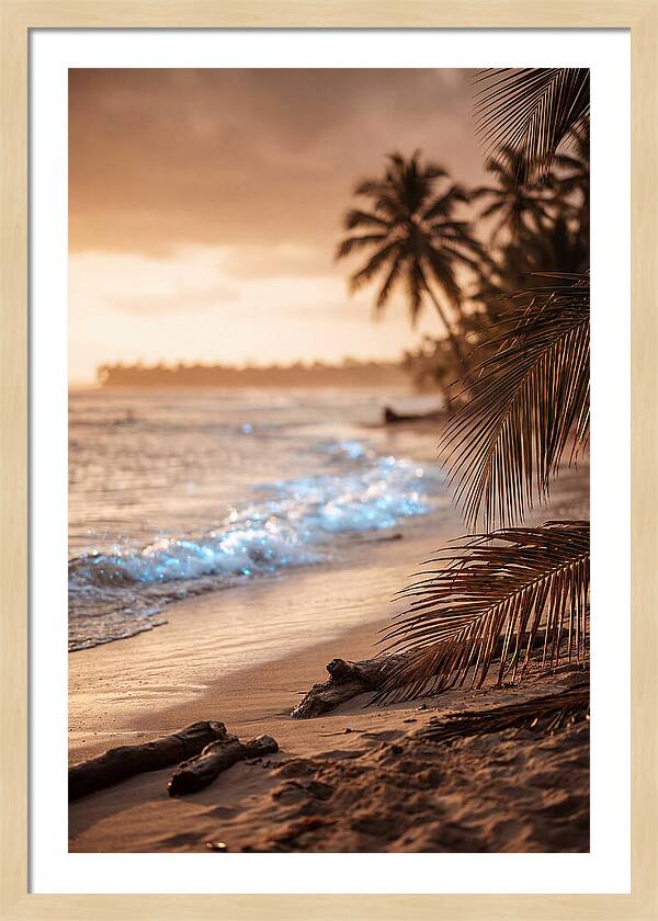 Evening Tropical Beach Glow