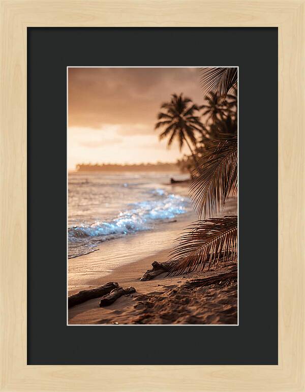Evening Tropical Beach Glow