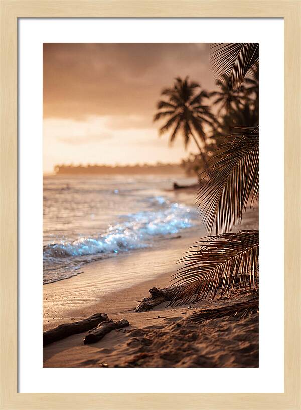 Evening Tropical Beach Glow