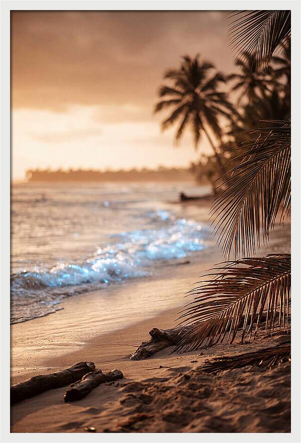 Evening Tropical Beach Glow