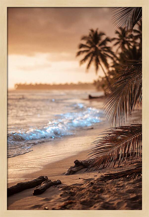 Evening Tropical Beach Glow