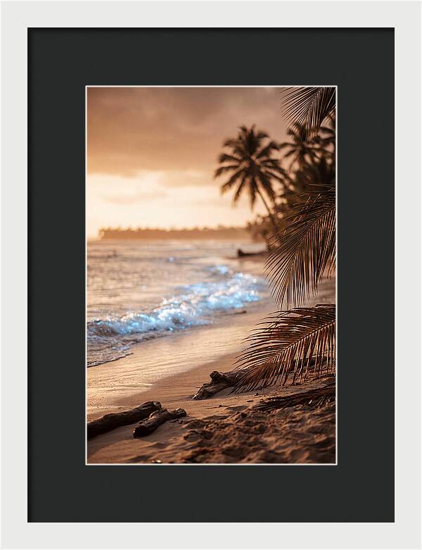 Evening Tropical Beach Glow