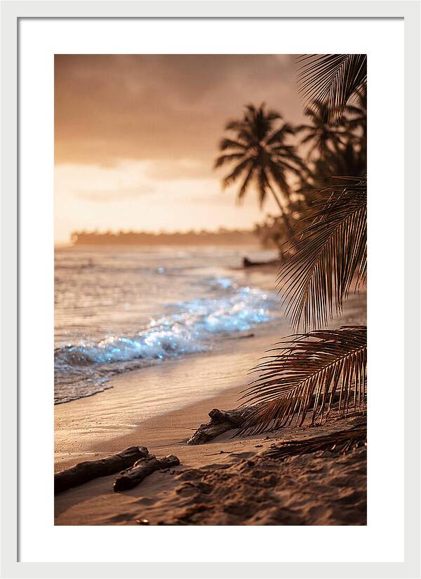 Evening Tropical Beach Glow