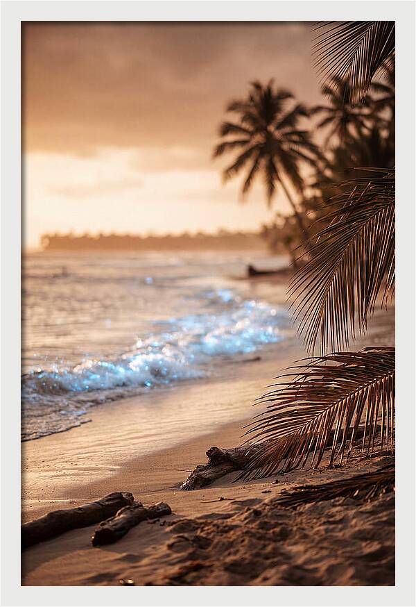 Evening Tropical Beach Glow