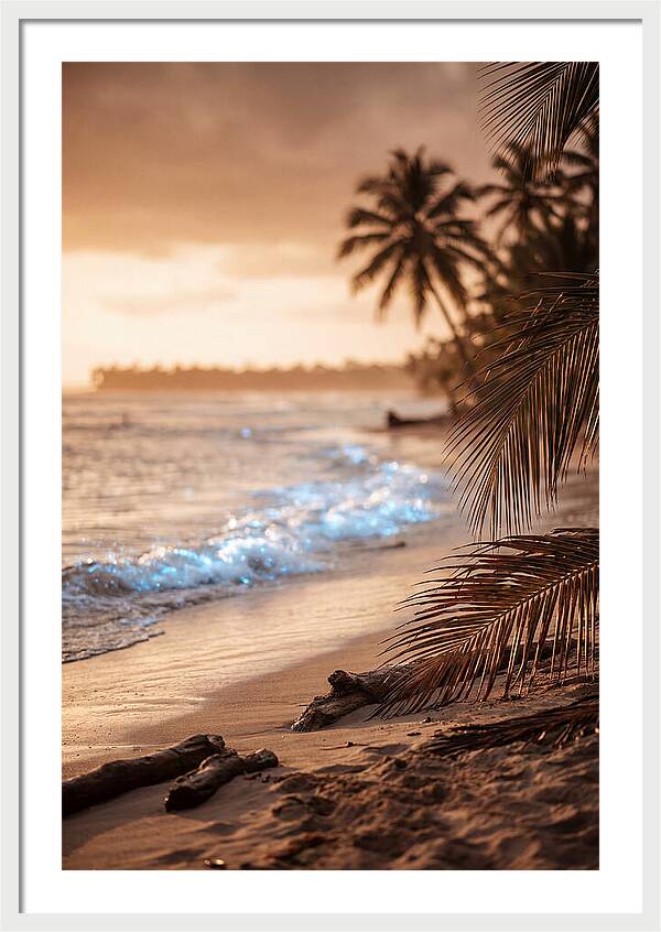 Evening Tropical Beach Glow