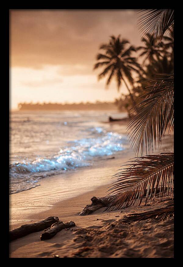 Evening Tropical Beach Glow