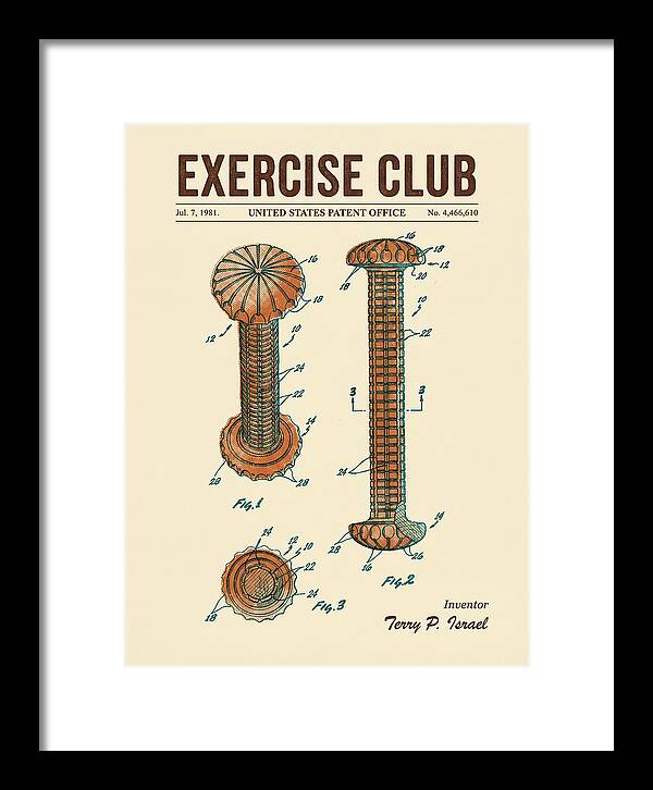 Exercise Club Retro Patent Us4466610a