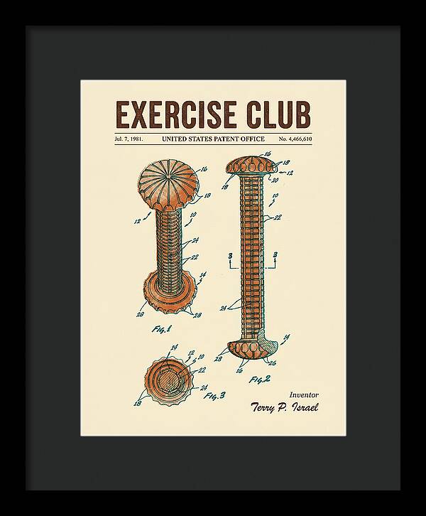 Exercise Club Retro Patent Us4466610a