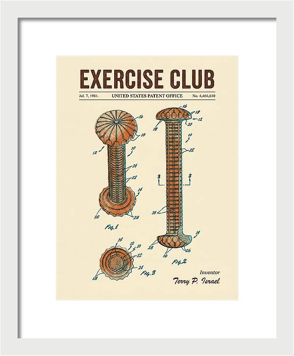 Exercise Club Retro Patent Us4466610a