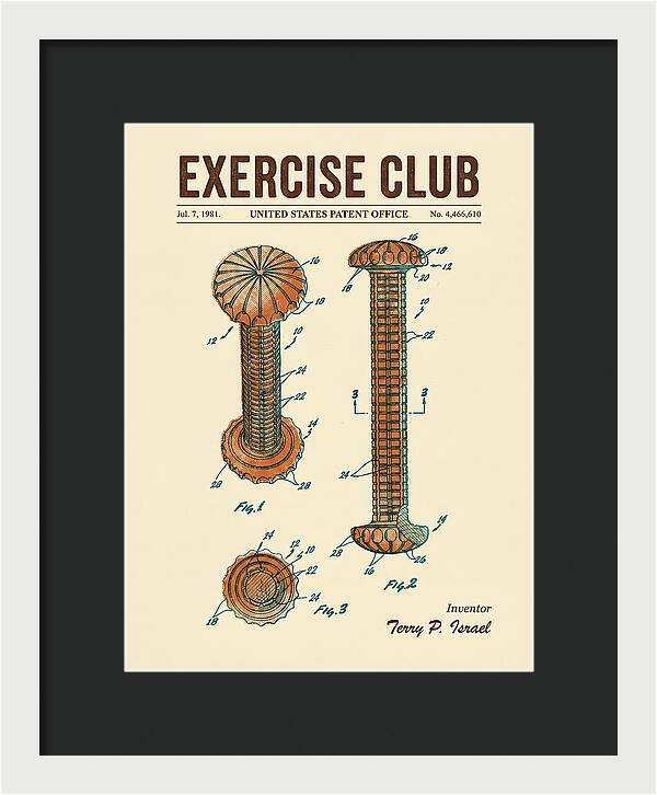 Exercise Club Retro Patent Us4466610a