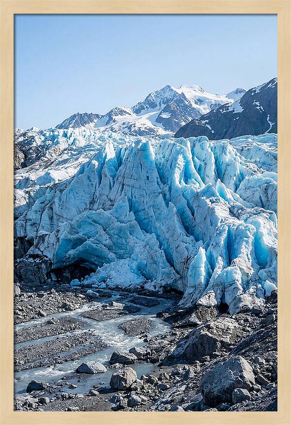 Exit Glaciers Majestic Blue Ice