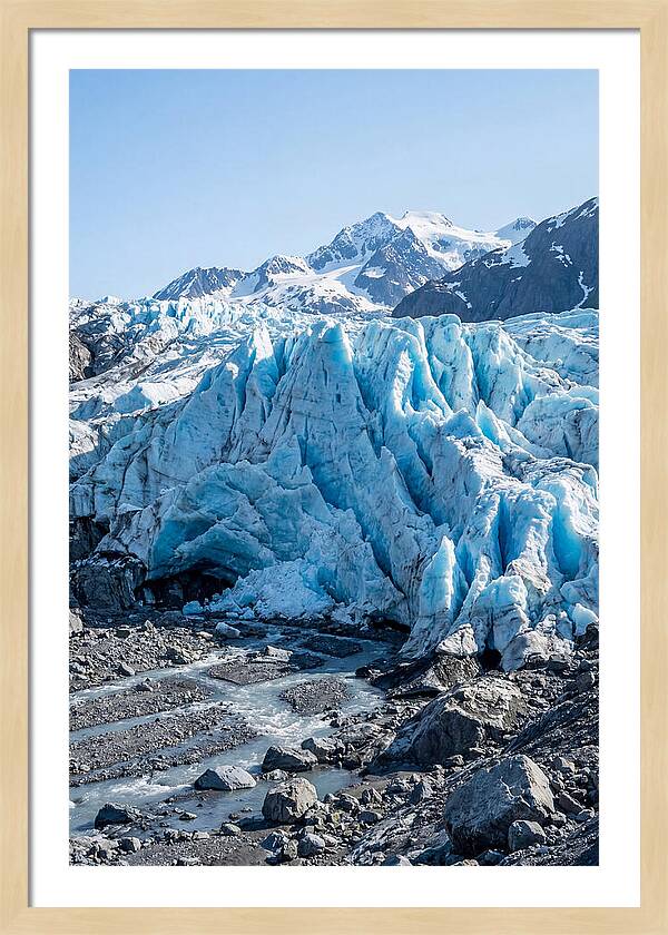 Exit Glaciers Majestic Blue Ice