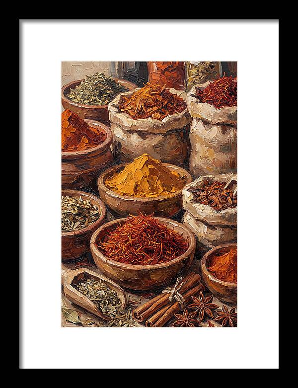 Exotic Spice Market Display