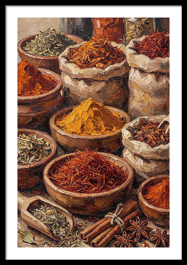 Exotic Spice Market Display