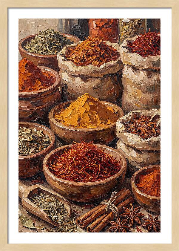 Exotic Spice Market Display