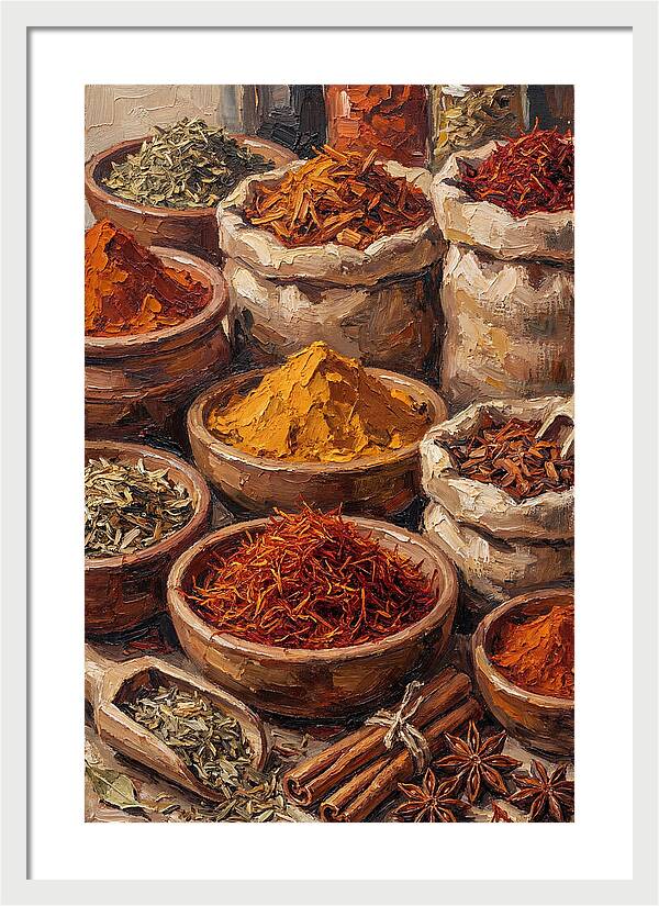 Exotic Spice Market Display