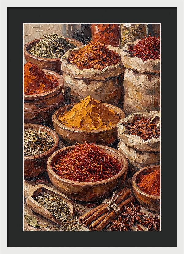 Exotic Spice Market Display