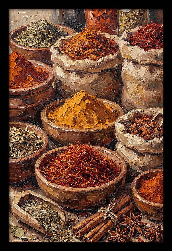 Exotic Spice Market Display