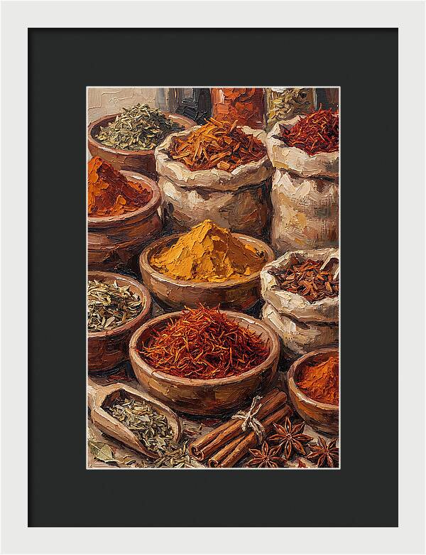 Exotic Spice Market Display