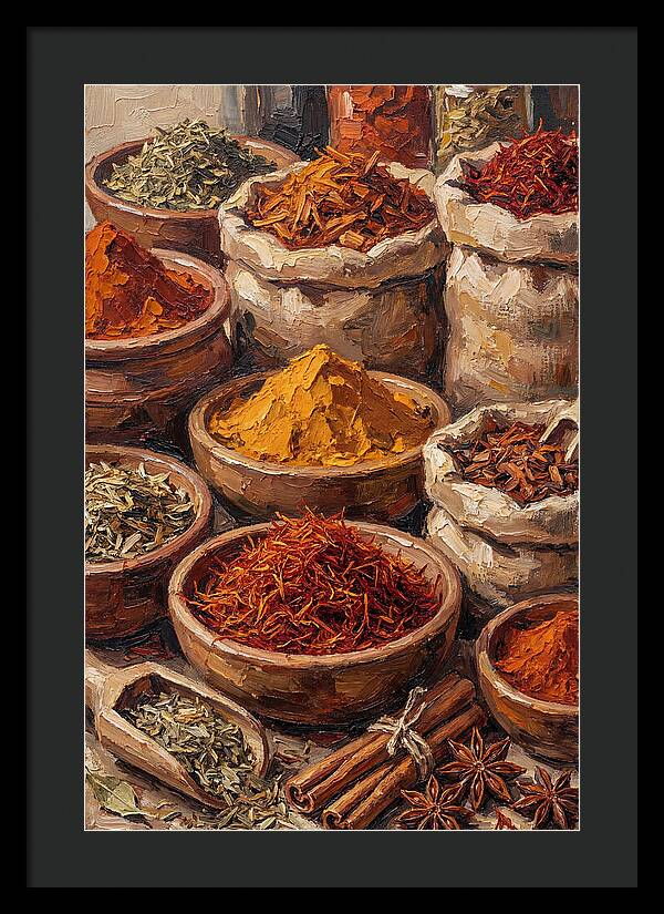 Exotic Spice Market Display