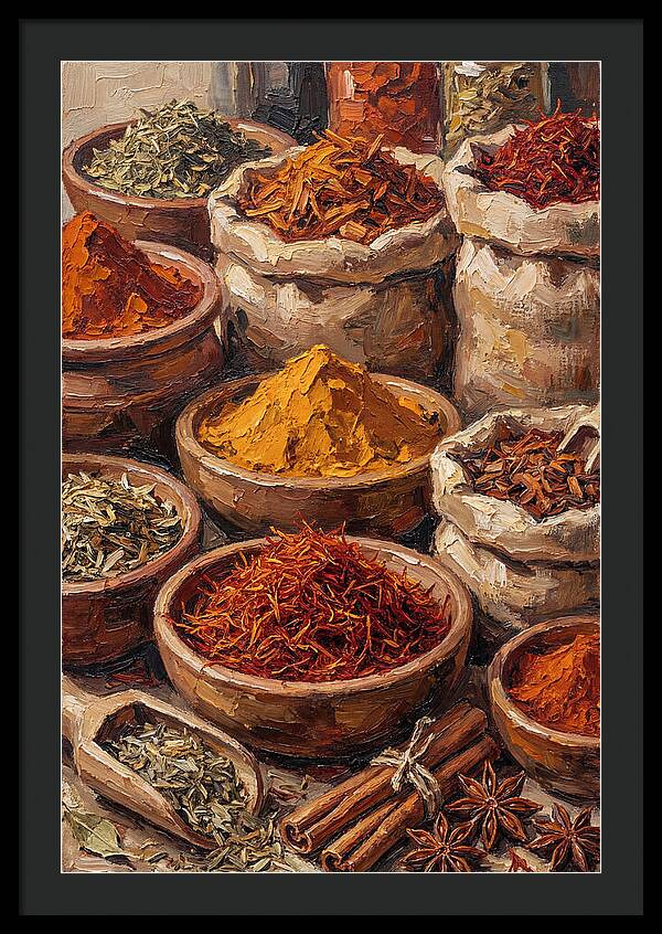 Exotic Spice Market Display
