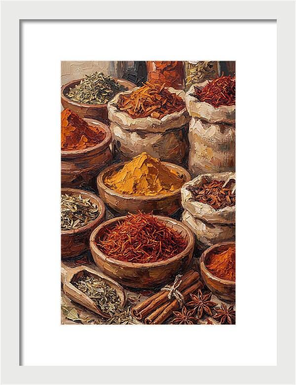 Exotic Spice Market Display