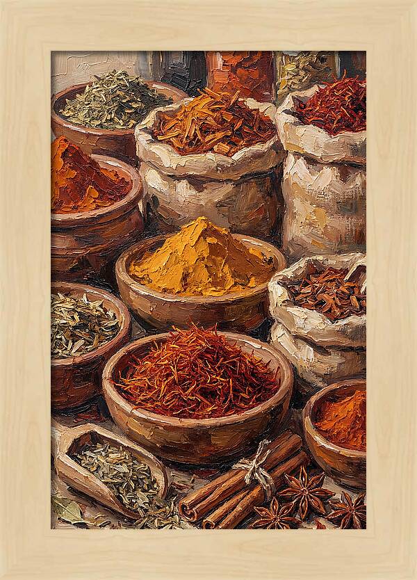 Exotic Spice Market Display