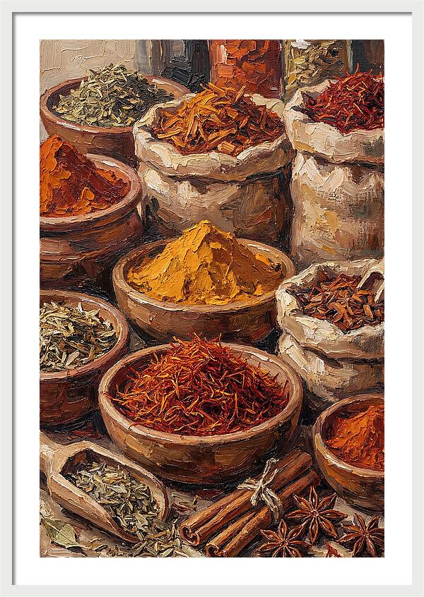 Exotic Spice Market Display