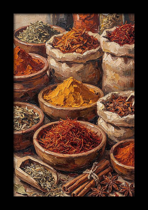 Exotic Spice Market Display