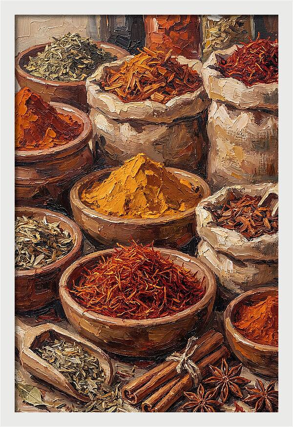 Exotic Spice Market Display