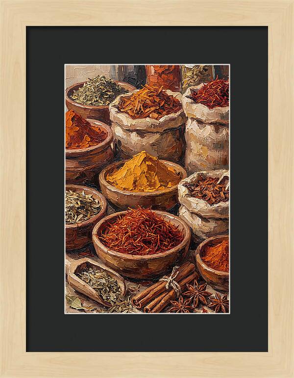 Exotic Spice Market Display