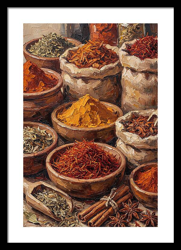 Exotic Spice Market Display
