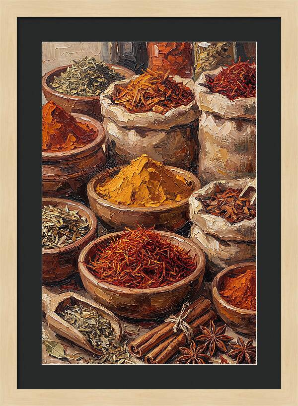 Exotic Spice Market Display