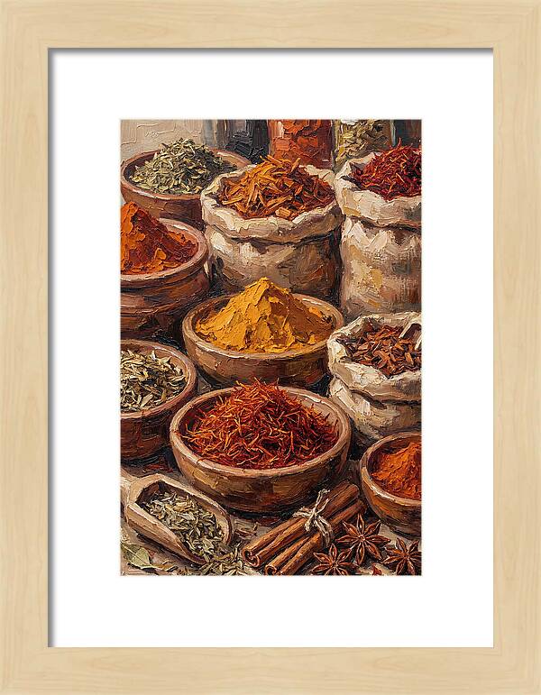 Exotic Spice Market Display