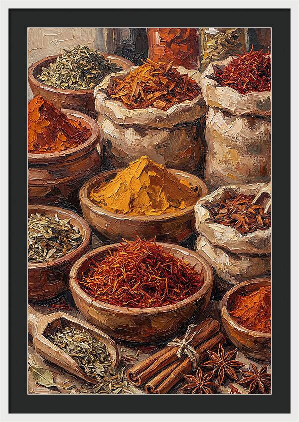 Exotic Spice Market Display